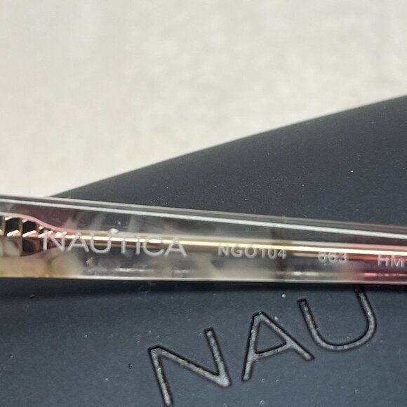 Nautica Womens Optical Glasses Frame Mod NGO104 663 In Pink Tortoise Frame Only - Picture 8 of 15